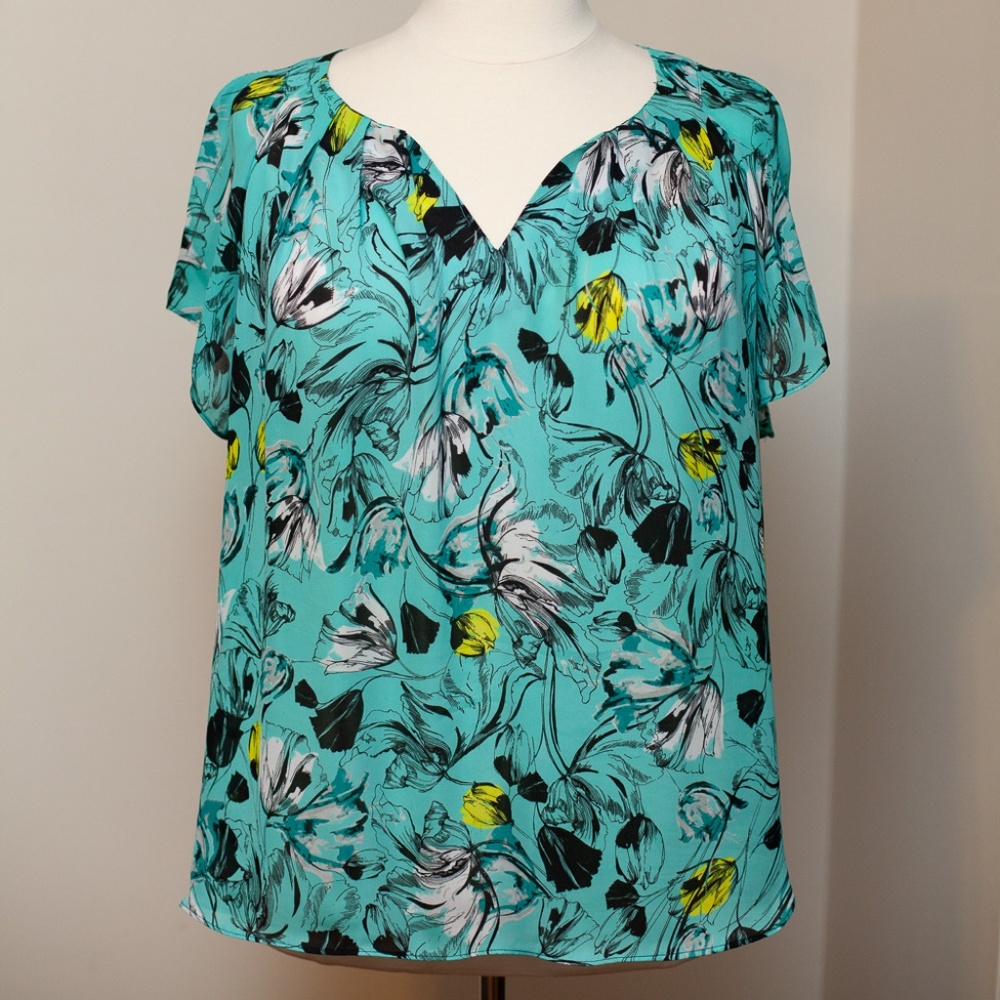 Aqua Worthington Dress Top 3X
